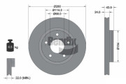 BDS1118HC Brzdový kotouč BENDIX Braking