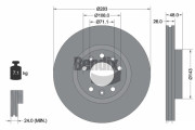 BDS1044 Brzdový kotouč BENDIX Braking