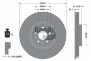 BDS1174 Brzdový kotouč BENDIX Braking