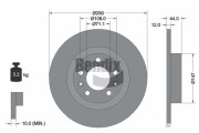 BDS1072 Brzdový kotouč BENDIX Braking