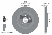 BDS1250 Brzdový kotouč BENDIX Braking