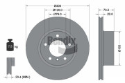 BDS1262HC Brzdový kotouč BENDIX Braking