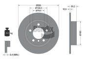BDS1386 Brzdový kotouč BENDIX Braking