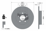 BDS1292 Brzdový kotouč BENDIX Braking