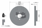 BDS1278 Brzdový kotouč BENDIX Braking