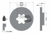 BDS1432 Brzdový kotouč BENDIX Braking