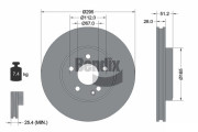 BDS1180HC Brzdový kotouč BENDIX Braking