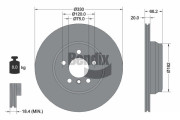 BDS1761 Brzdový kotouč BENDIX Braking