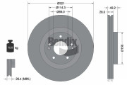 BDS1547HC Brzdový kotouč BENDIX Braking