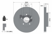 BDS2100 Brzdový kotouč BENDIX Braking