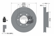BDS1402 Brzdový kotouč BENDIX Braking