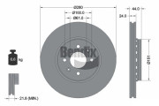 BDS1012 Brzdový kotouč BENDIX Braking