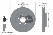 BDS1348 Brzdový kotouč BENDIX Braking