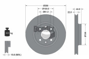 BDS1008 Brzdový kotouč BENDIX Braking