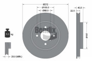 BDS1503 Brzdový kotouč BENDIX Braking