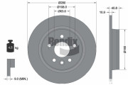BDS1210 Brzdový kotouč BENDIX Braking