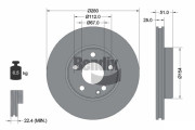 BDS1120HC Brzdový kotouč BENDIX Braking