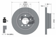 BDS1293 Brzdový kotouč BENDIX Braking