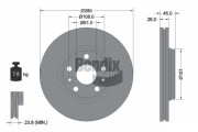 BDS1473 Brzdový kotouč BENDIX Braking