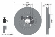 BDS1426HC Brzdový kotouč BENDIX Braking