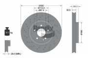 BDS1319HC Brzdový kotouč BENDIX Braking