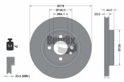 BDS1162 Brzdový kotouč BENDIX Braking