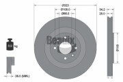BDS1529 Brzdový kotouč BENDIX Braking