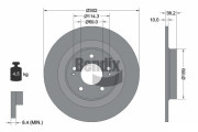 BDS1486 Brzdový kotouč BENDIX Braking
