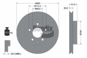BDS2076 Brzdový kotouč BENDIX Braking