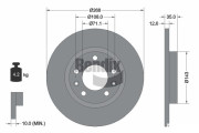 BDS1122 Brzdový kotouč BENDIX Braking