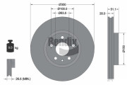 BDS1680 Brzdový kotouč BENDIX Braking