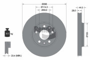 BDS1026 Brzdový kotouč BENDIX Braking