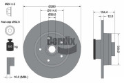 BDS1112 Brzdový kotouč BENDIX Braking