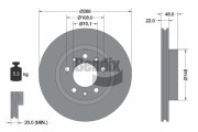 BDS1107 Brzdový kotouč BENDIX Braking
