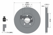 BDS2056 Brzdový kotouč BENDIX Braking