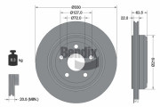 BDS1705 Brzdový kotouč BENDIX Braking