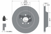 BDS1696HC Brzdový kotouč BENDIX Braking