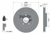 BDS1217 Brzdový kotouč BENDIX Braking