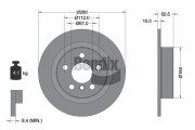 BDS1374 Brzdový kotouč BENDIX Braking