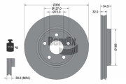 BDS2166 Brzdový kotouč BENDIX Braking