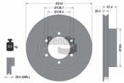BDS1535 Brzdový kotouč BENDIX Braking