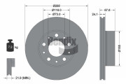 BDS1032 Brzdový kotouč BENDIX Braking