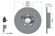 BDS1507 Brzdový kotouč BENDIX Braking