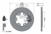 BDS1758 Brzdový kotouč BENDIX Braking