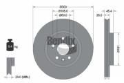 BDS1322HC Brzdový kotouč BENDIX Braking
