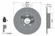 BDS1993 Brzdový kotouč BENDIX Braking