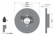 BDS1665 Brzdový kotouč BENDIX Braking