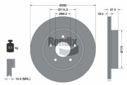 BDS1549 Brzdový kotouč BENDIX Braking