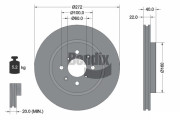 BDS1406 Brzdový kotouč BENDIX Braking