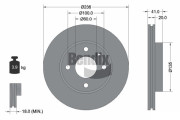 BDS1931 Brzdový kotouč BENDIX Braking